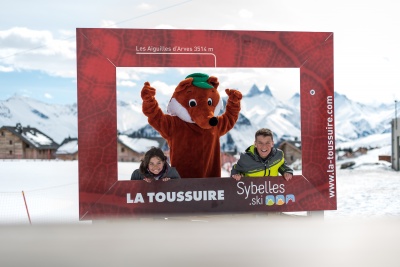 Centrale agence La Toussuire photocall on the slopes
