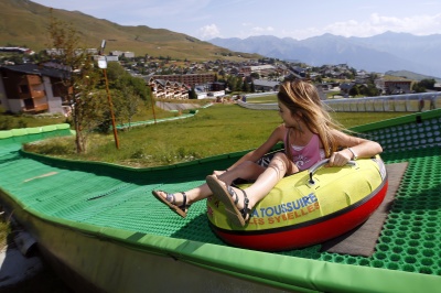 Centrale agence La Toussuire summer toboggan activity